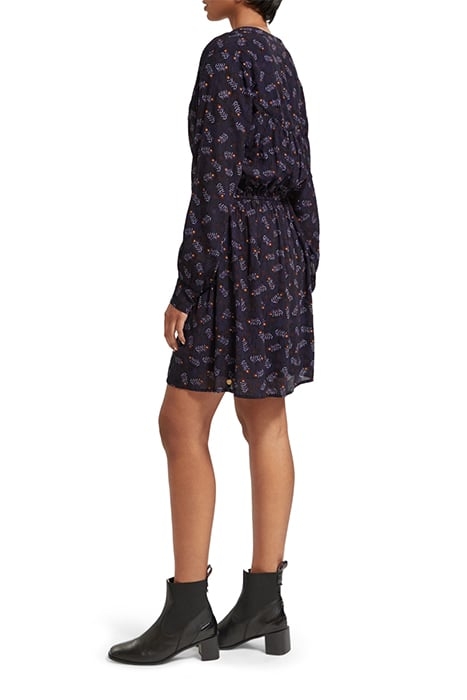 PRINTED MINI DRESS FOLK FLORAL 6