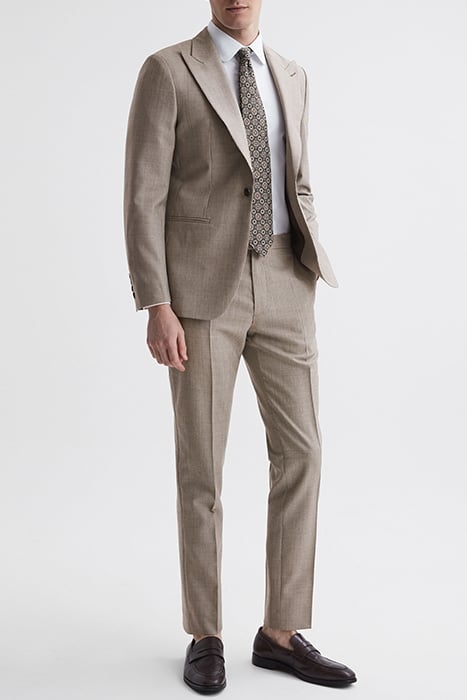 PEW-PUPPYTOOTH SUIT PANTS BROWN 3