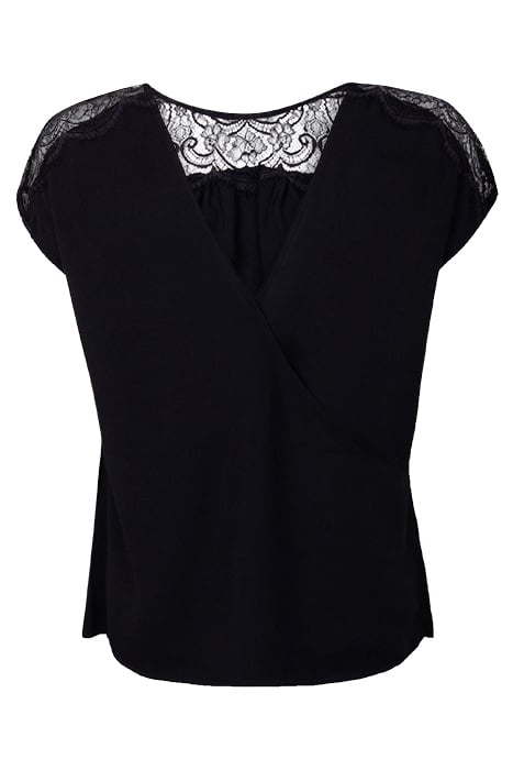 ALEDA CREPE LIGHT LACE V BK TP BLACK 2