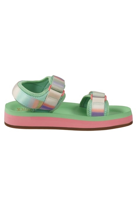 LYDIA SPORT SANDAL MINT RAINBOW PRINT 1