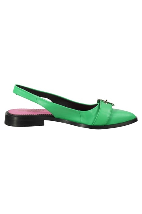 PHIONA LEATHER MULE GREEN 1