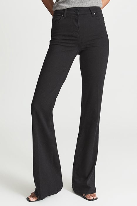 BEAU-SKINNY FLARED BLACK 1