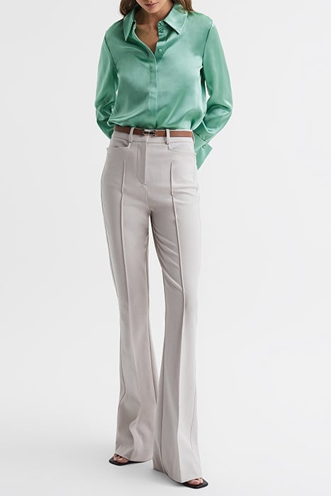 HALEY-SILK BUTTON-DOWN SHIRT AQUA 3