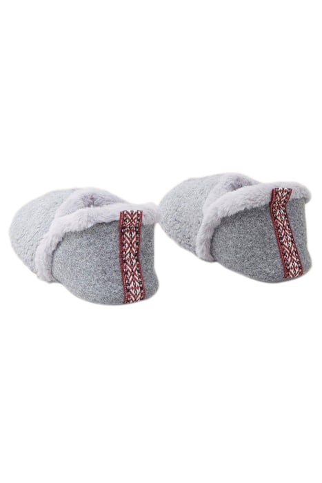 REYA CLOSED BACK SLIPPER MID GREY 2