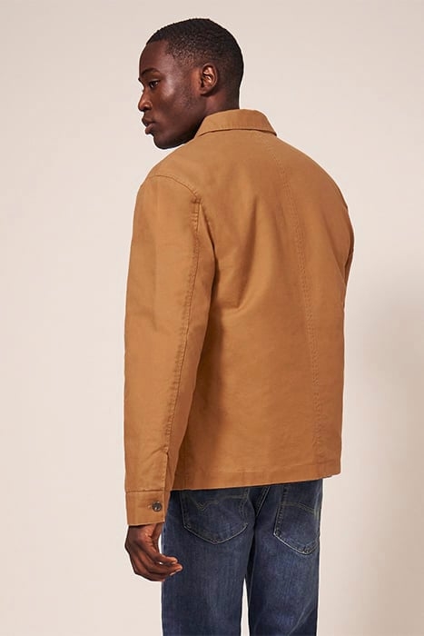 CANVAS TRUCKER DARK TAN 2