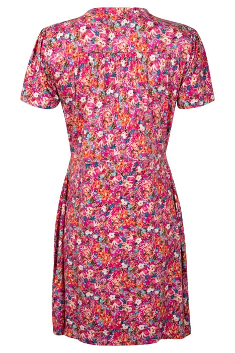 BLOSSOM TEE DRESS SHORT WILD ROSA 2