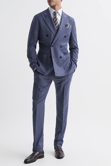 MARQUEE-MOLESKIN SUIT PANTS BLUE 3