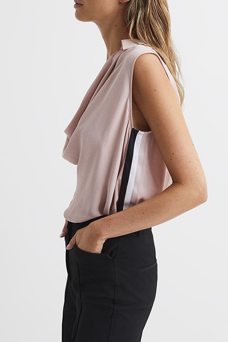 AMELIEE-COWL TANK TOP CAMI NUDE 6