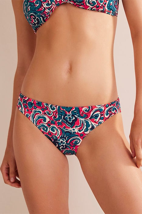 CLASSIC BIKINI BOTTOMS DAHLIA RED, BOTANIC TERRACE 1