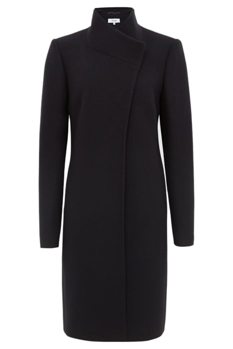 MIA-WOOL SINGLE BREASTED COAT NAVY 4