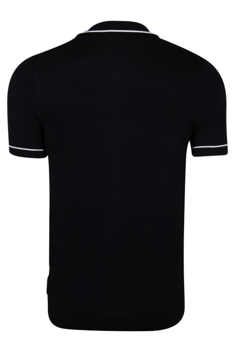 LUX TIPPED BUTTON THRU SS MARINE / ECRU 2