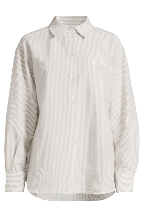 LOUISE SHIRT SAND-WHITE STRIPE 3