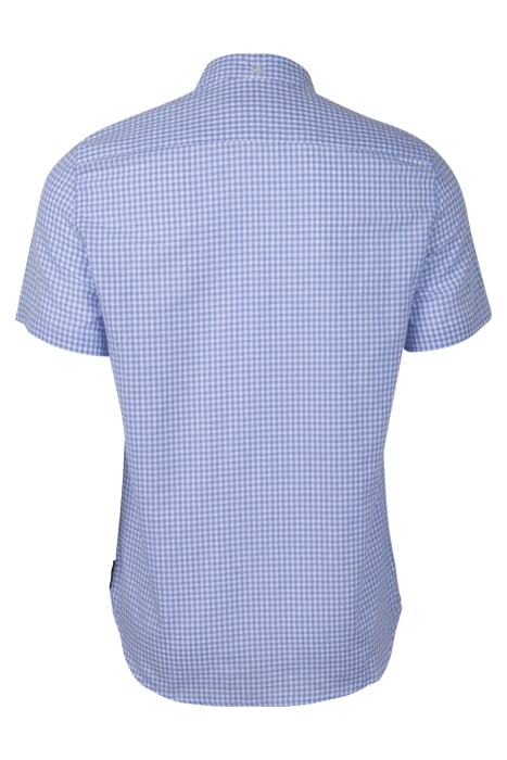 CHECKED & STRIPE POCKET SS SKY GINGHAM 2