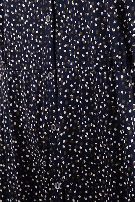 CARMEN JERSEY SHIRT DRESS NAVY MULTI 3