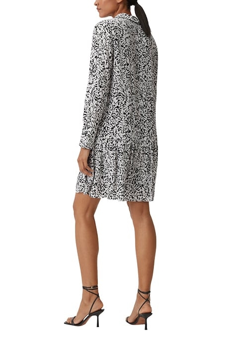 COMMA DRESSES GREY/BLACK 2