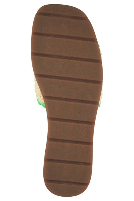 TILDA SANDAL GREEN/ECRU 5