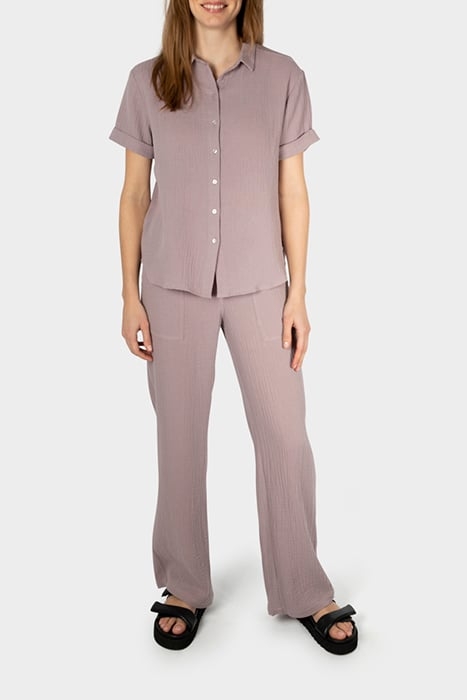 BLOUSE WOVEN 1/2 SLEEVES PURPLE DOVE 3