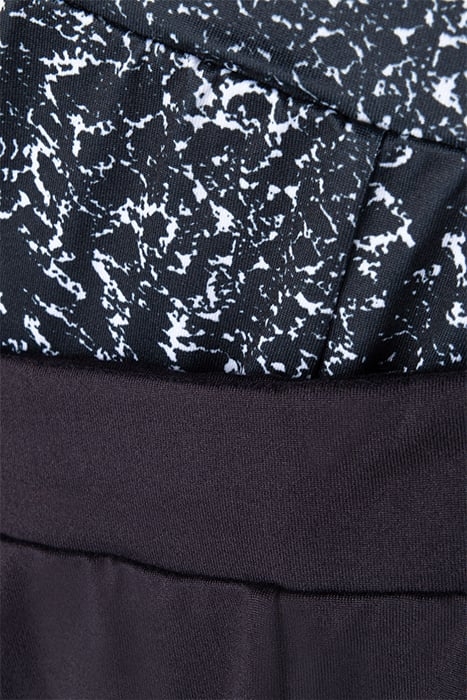 LADIES AOP CYCLE SHORTS 2-PACK BLACK/WHITE+BLACK 5