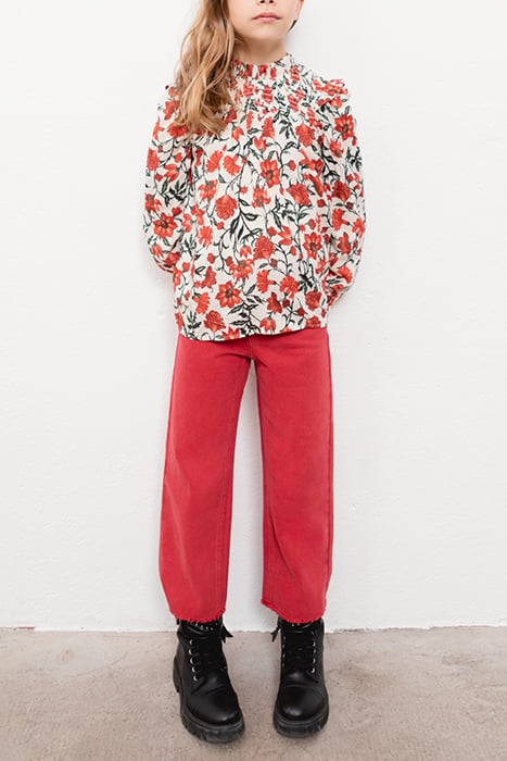 LONG-SLEEVED ECRU BLOUSE OFF-WHITE 1