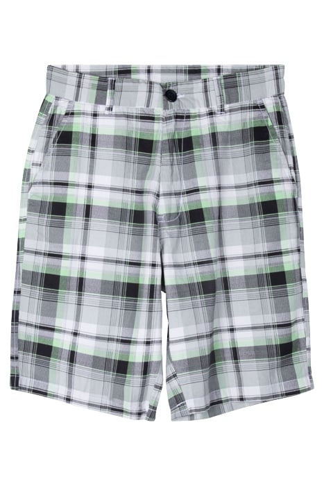 BIG CHECKED SHORTS WHT/BLK/LG 1