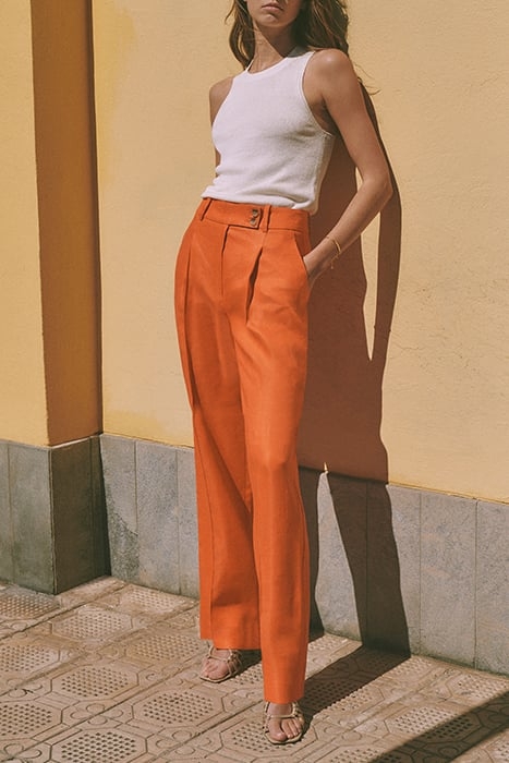 HOLLIE-WIDELEG WIDE-LEG & FLARED PANTS ORANGE 7