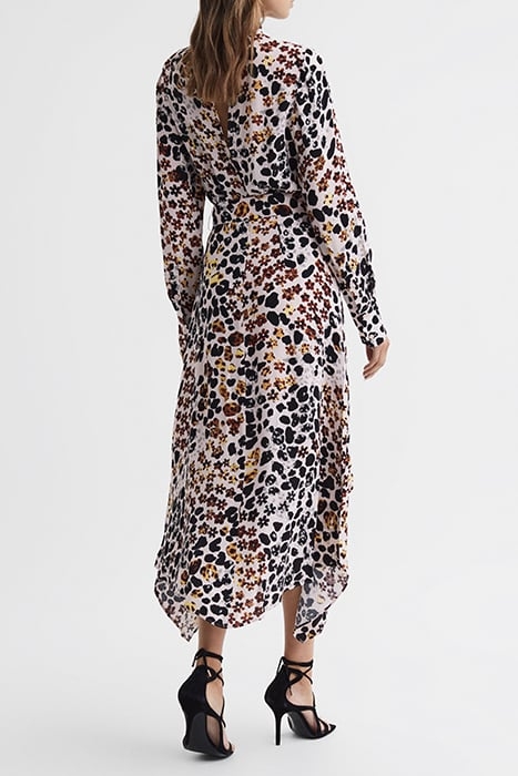 LIRA-ANIMAL MAXI DRESS NUDE/BLACK 2