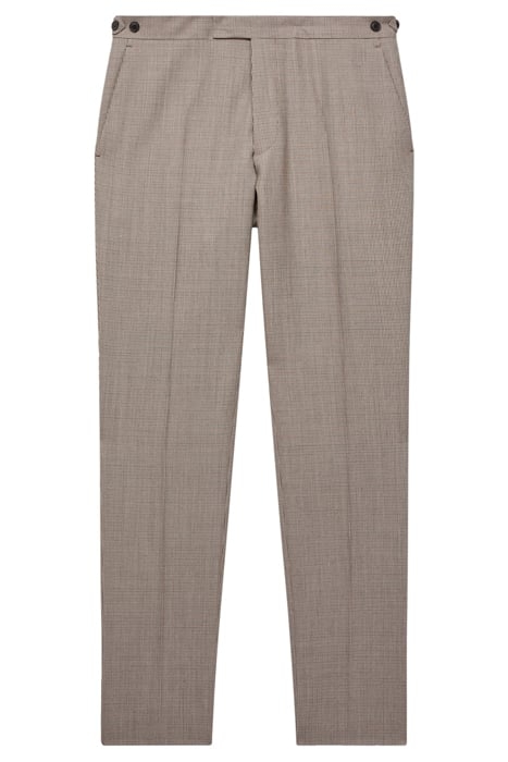 PEW-PUPPYTOOTH SUIT PANTS BROWN 4
