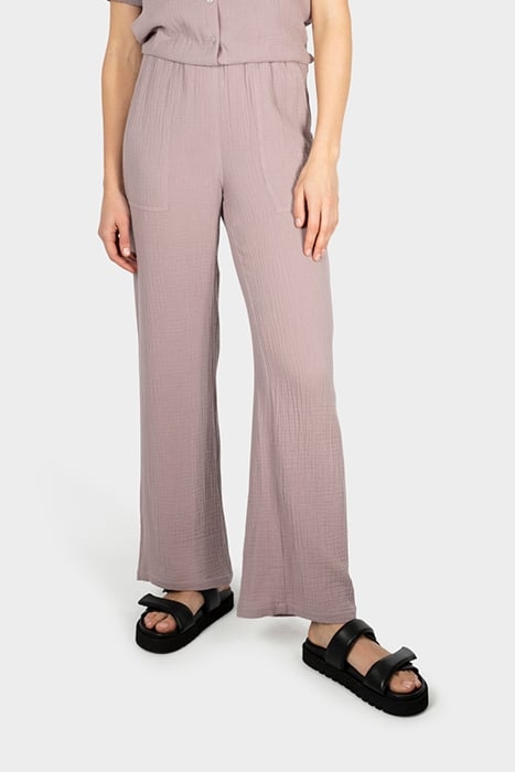 TROUSER WOVEN LONG PURPLE DOVE 1