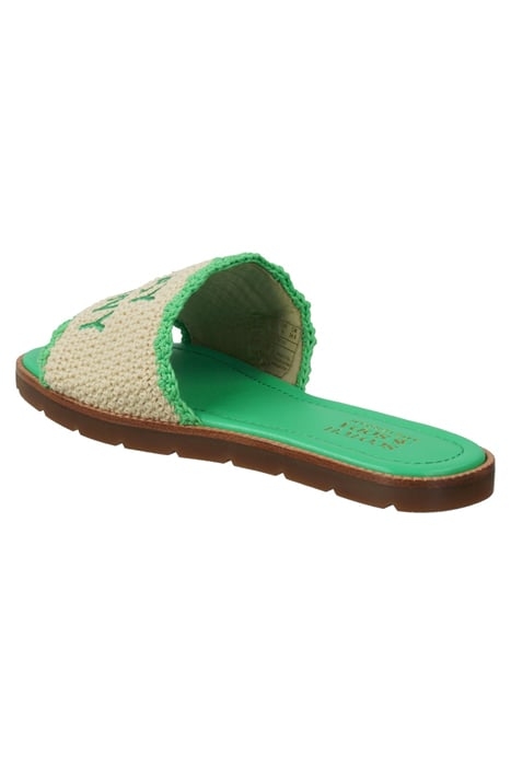 TILDA SANDAL GREEN/ECRU 8