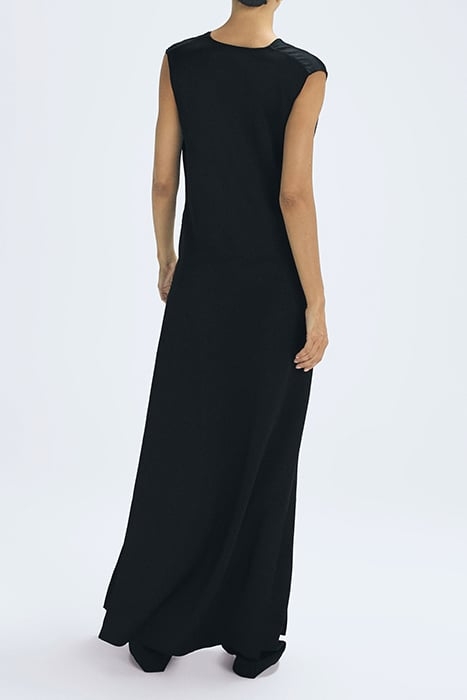 JUDY-DRAPE MAXI DRESS BLACK 2
