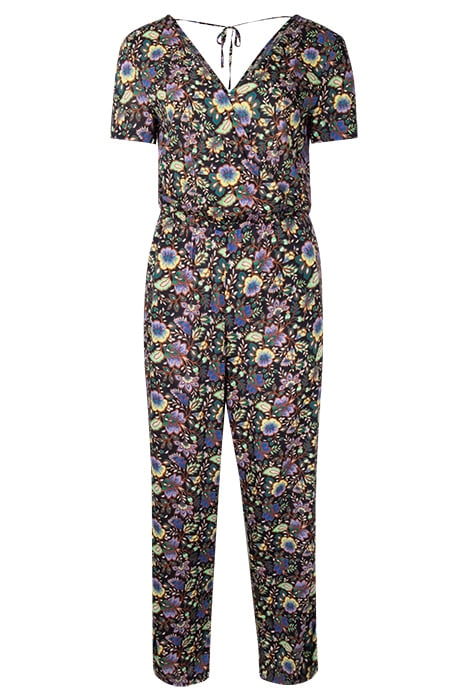 BLACK XL FLOWER PRINT JUMPSUIT 3