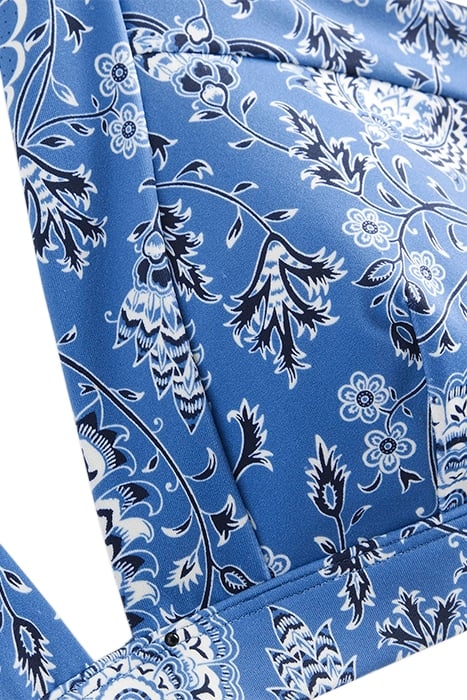 ITHACA HALTER BIKINI TOP AZURE, GARDENIA GROVE 5