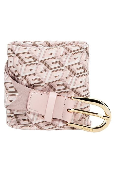FOULARD BELT CUBE ROSE 1