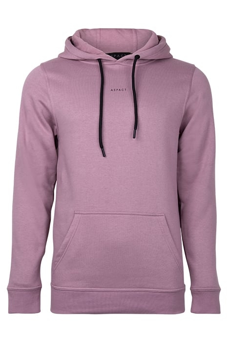 ASPACT BACK LOGO HOODIE ELDERBERRY 1