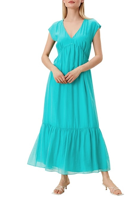 S.OLIVER DRESSES BLUE GREEN 1
