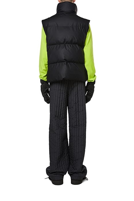 UNISEX BOXY PUFFER VEST BLACK 3