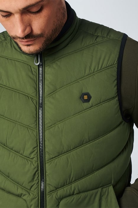 BODYWARMER PADDED DARK GREEN 6