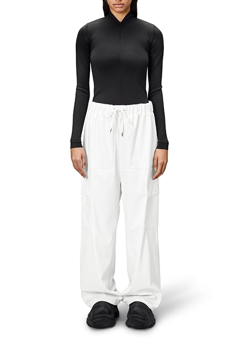 UNISEX CARGO RAIN PANTS WIDE POWDER 1