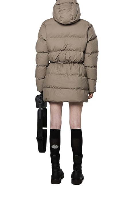 UNISEX PUFFER JACKET TAUPE 3