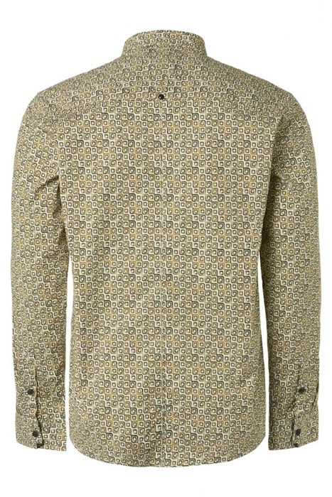 SHIRT STRETCH ALLOVER PRINTED OLIVE 5