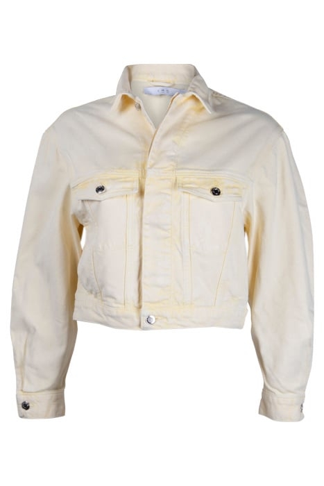 THALE DENIM JACKET IN LIGHT YELLOW 1