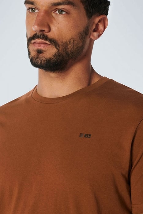T-SHIRT CREWNECK SOLID BASIC CARAMEL 6