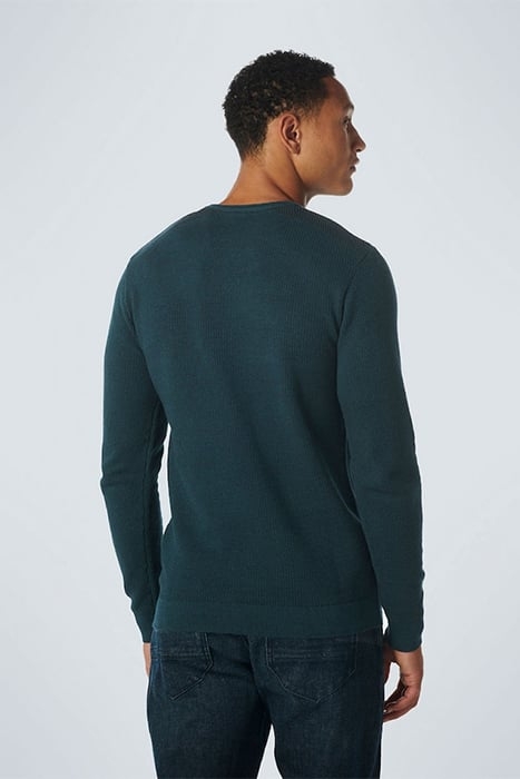 PULLOVER CREWNECK 2 COLOURED JACQUARD OCEAN 2