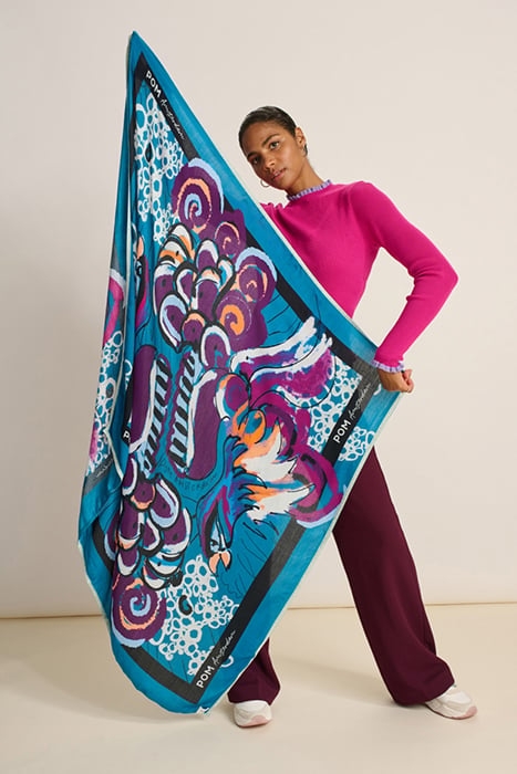 SHAWL - PRIDE ROYAL BLUE 3