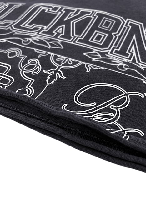 UNIVERSITY CROPPED TEE BLACK 4