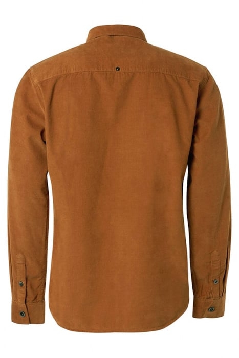 SHIRT CORDUROY SOLID CARAMEL 5