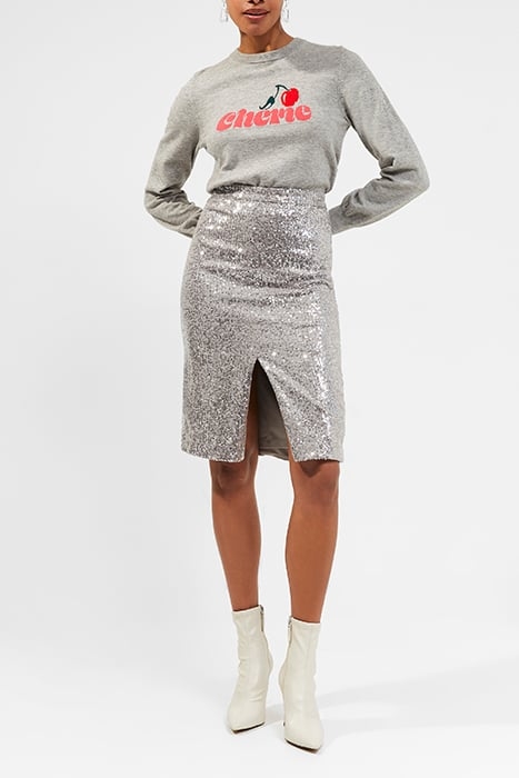 ESHKA SEQUIN SKIRT SILVER/ MOON ROCK 2