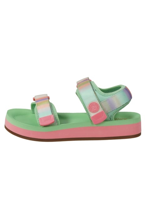 LYDIA SPORT SANDAL MINT RAINBOW PRINT 6