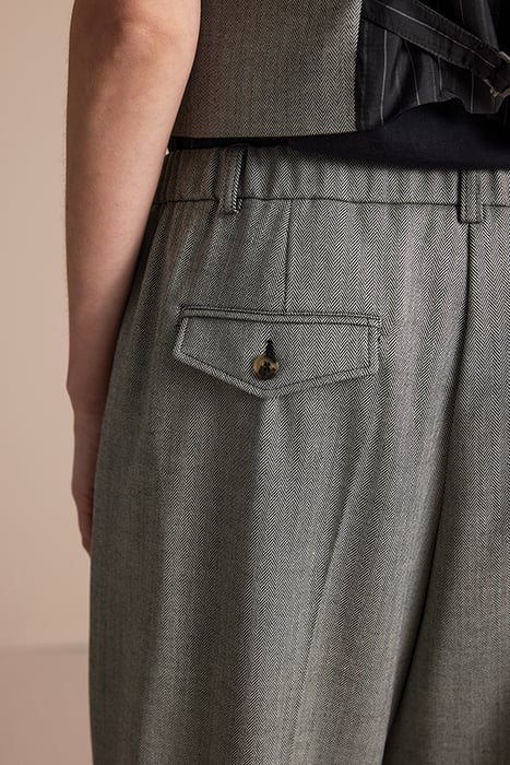 TROUSERS HERRINGBONE BLACKS 6