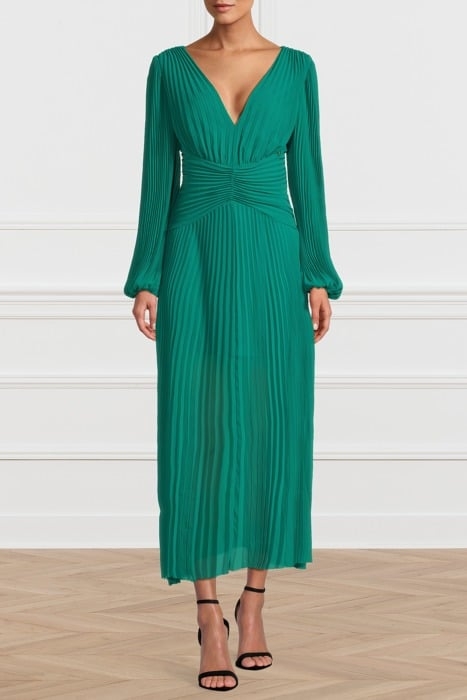 WONDERLAND MAXI DRES CLASSIC EMERAL 1